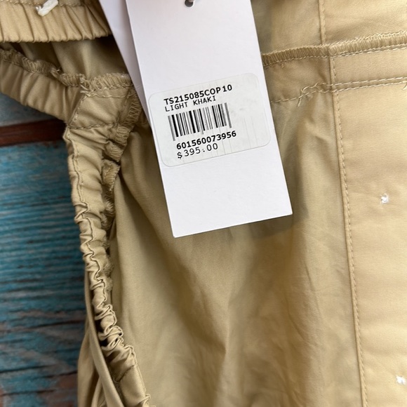 Derek Lam 10 Crosby Jayce Cutout Shirt Dress Size 10 Light Khaki - Picture 11 of 11